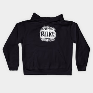 Famous Poet: Rilke Kids Hoodie
